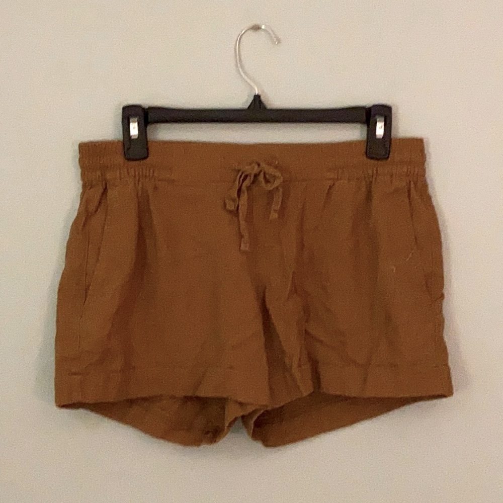 Old Navy Chestnut Linen Shorts